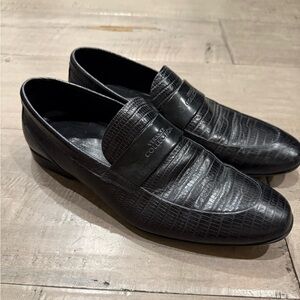 VERSACE Black Dress Shoes